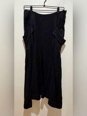 Maeve by Anthropologie Black Full Maxi Skirt with Oversized Pockets - Women’s 8